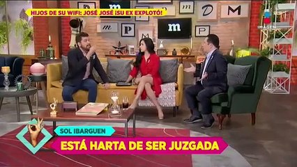Sol Ibarguen responde a críticas por decir que tiene hijo de José José