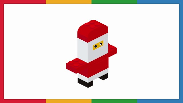 Juegos LEGO fácil para niños - cómo hacer a Santa Claus con bloques LEGO - By CARA BIN BON BAND