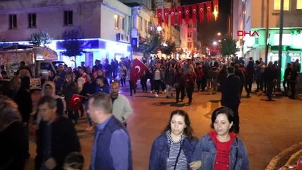 Trakya'da cumhuriyet bayramı coşkuyla kutlandı