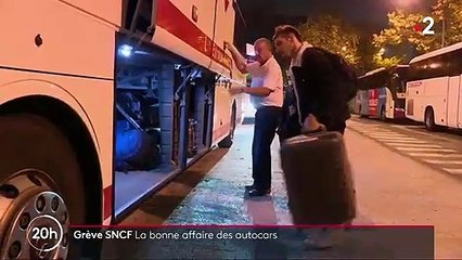 Grève SNCF : les autocars font de bonnes affaires
