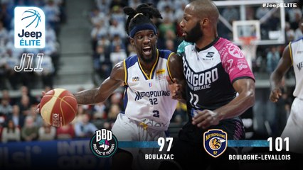 Jeep® ÉLITE : Boulazac vs Boulogne-Levallois (J11)