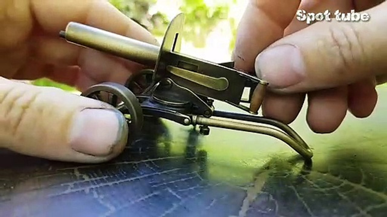 #Spot Tube || Miniature model of a machine gun Maxim || Latest Mini machine gun
