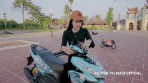 Review xe moto mini màu Repsol siêu dễ thương | Nguyễn Thị Muội Official