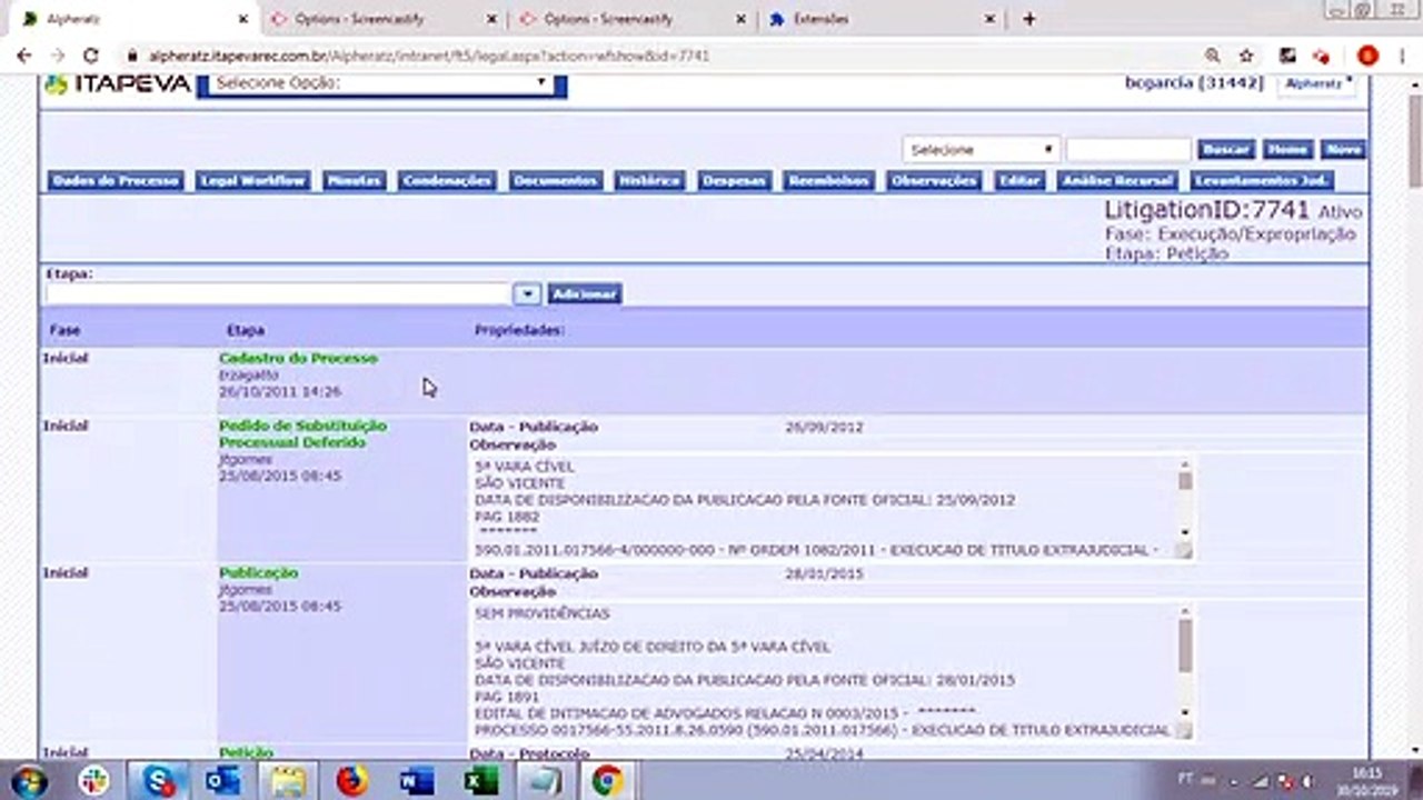 Treinamentos Itapeva - Módulo Jurídico