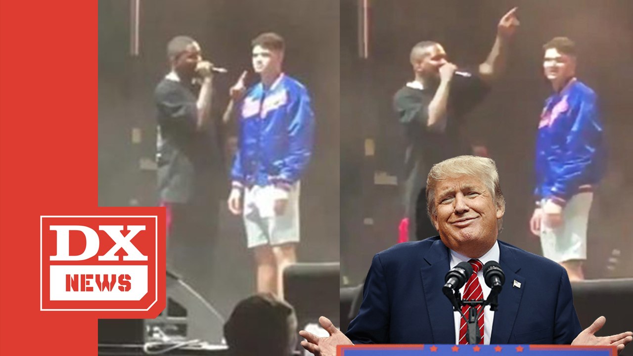 YG Boots Fan Off Stage For Not Yelling "Forget Donald Trump"