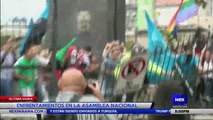 Protesta de universitarios en la Asamblea Nacional - Nex Noticias