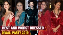 Bollywood BIGGEST Diwali Bash 2019 | BEST & WORST Dressed | Sara, Kareena, Kartik, Shahid - Mira