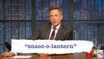Seth Explains Teen Slang: Yeezer, Snacc-o’-Lantern
