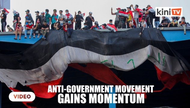 Iraqi protesters pack Baghdad square, anti-government movement gains momentum