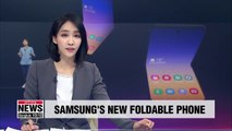 Samsung unveils new foldable flip-phone