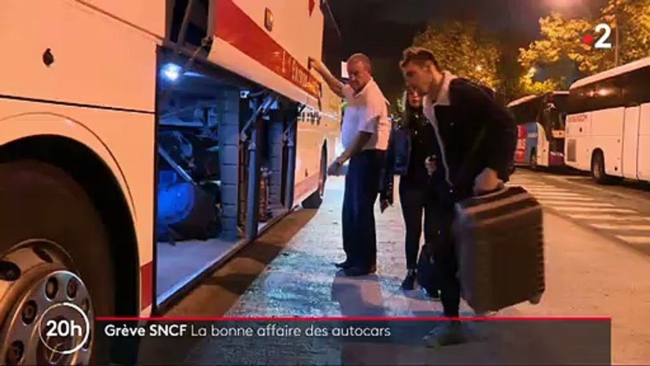 Grève à la SNCF - Le prix des trajets en bus a fortement augmenté provoquant la grogne de nombreux voyageurs pris au piège