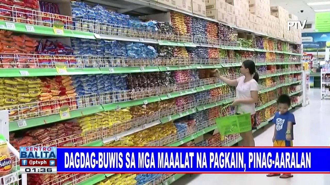 Dagdag-buwis sa mga maaalat na pagkain, pinag-aaralan