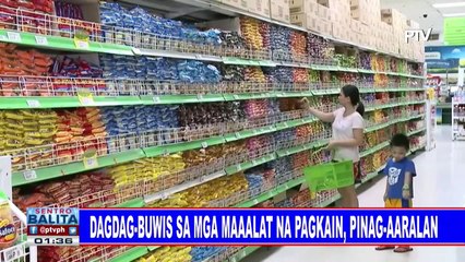 Dagdag-buwis sa mga maaalat na pagkain, pinag-aaralan
