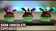 Dark Chocolate Cupcakes | How To Make Cupcakes | Halloween Special | Dessert Recipes | Varun