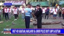 Higit 400 kabataan, nakilahok sa Junior Police Boot Camp sa Butuan
