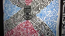 Colouring outside the lines a Nigerian artist has created his own art form