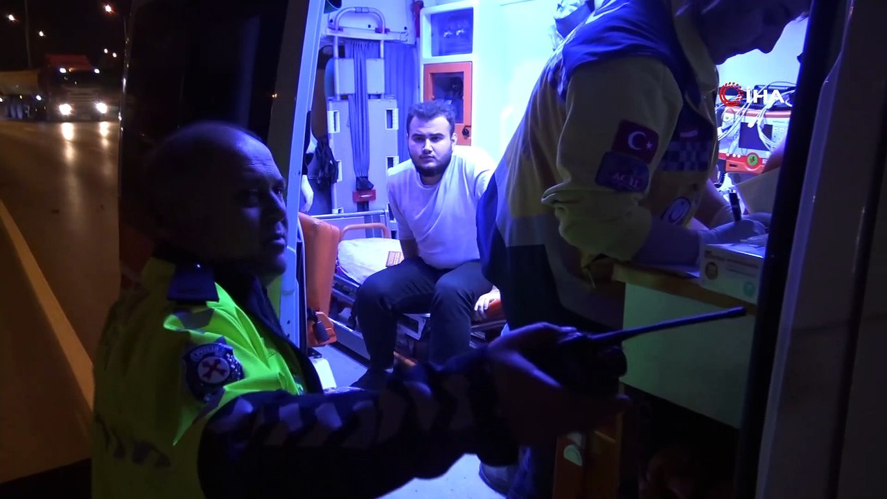 20 Kez Takla Atan Arac n I inden Burnu Kanamadan kt Hurdaya D nen 