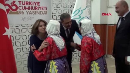 Burdur'da cumhuriyet bayramı resepsiyonu