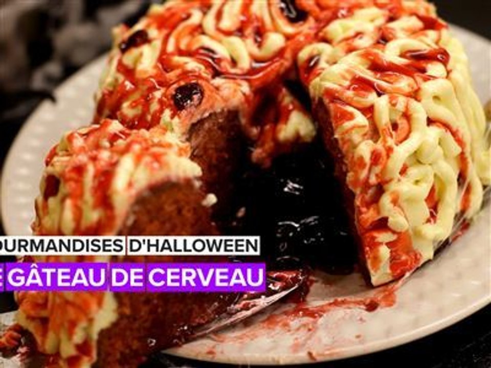 Réalisez un gâteau à l'aspect de cerveau