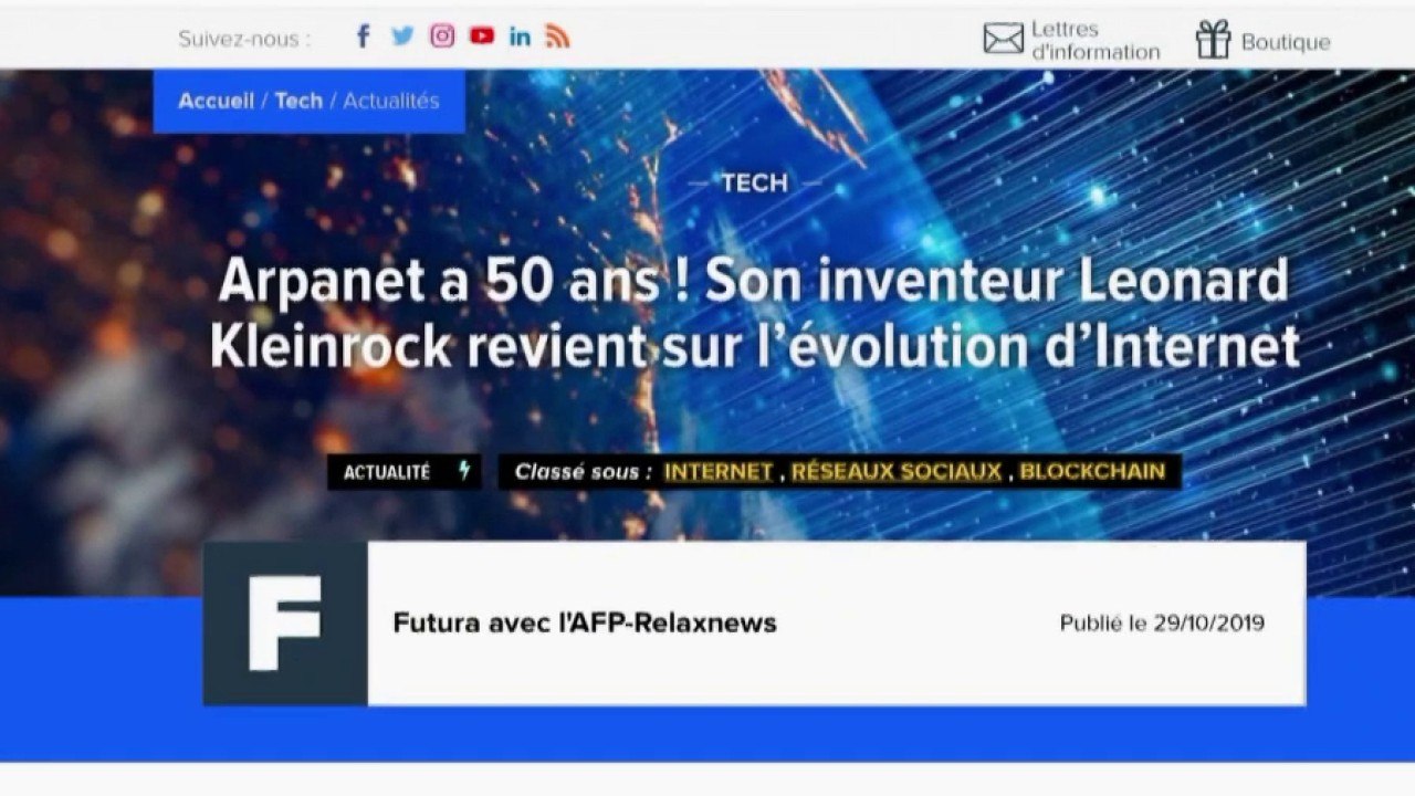 Les 50 ans d'Internet !