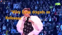 “Miley Cyrus drogada en Halloween”. Y no es un disfraz: “¡Das pena!”