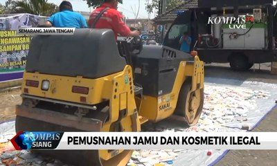 Balai Besar POM Semarang Musnahkan Jamu dan Kosmetik Ilegal