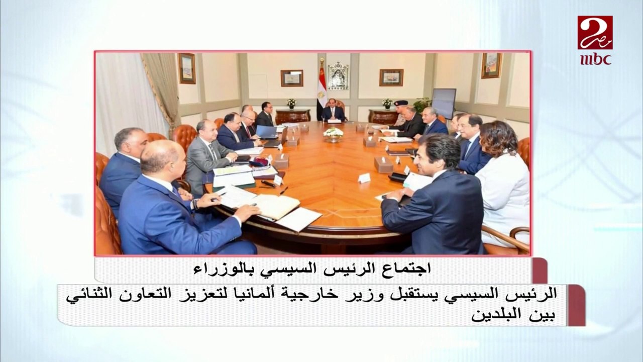 الرئيس السيسي يستقبل وزير خارجية ألمانيا لتعزيز التعاون الثنائي بين البلدين