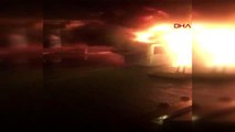 Artvin hopa'da yolcu otobüsü alev alev yandı