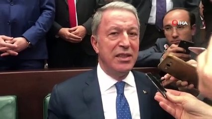 Hulusi Akar: ' Özgür ve bağımsız düşünebilen Amerikalıların, kongreyi bu kararından döndüreceklerine inanıyorum'