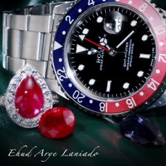 Luxury diamond ring and rolex watch from Ehud Arye Laniado