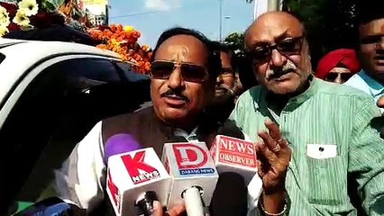 झाबुआ विधायक निर्वाचित होने के बाद पहली बार भोपाल पहुँचे कांतिलाल भूरिया