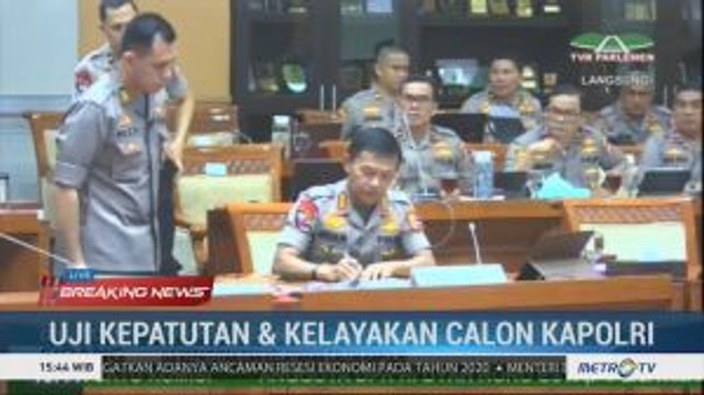 Calon Kapolri Idham Azis Tandatangani Pakta Integritas