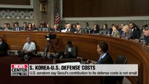 U.S. senators say S. Korea's contribution to mutual security with the U.S. is not small