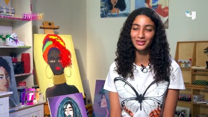 لي لي أحمد حلمي تتحدث عن موهبتها في الرسم