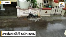 સૌરાષ્ટ્રના વાતાવરણમાં પલ્ટો, રાજકોટમાં ધીમી ધારે વરસાદ