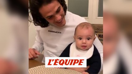Cavani, papa joyeux - Foot - WTF