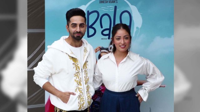 Ayushmann Khurrana & Yami Gautam look fabulous in their chic attires at Bala promotion | FilmiBeat