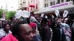 Shocking footage shows riot police using force to remove refugees protesting outside UNHCR building in Cape Town