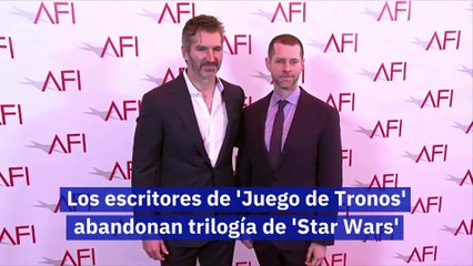 Los escritores de 'Juego de Tronos' abandonan trilogía de 'Star Wars'