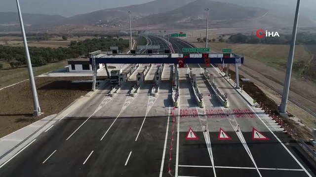 Yeni Açılan Kuzey Ege Otoyolunu İhlas Haber Ajansı Görüntülendi