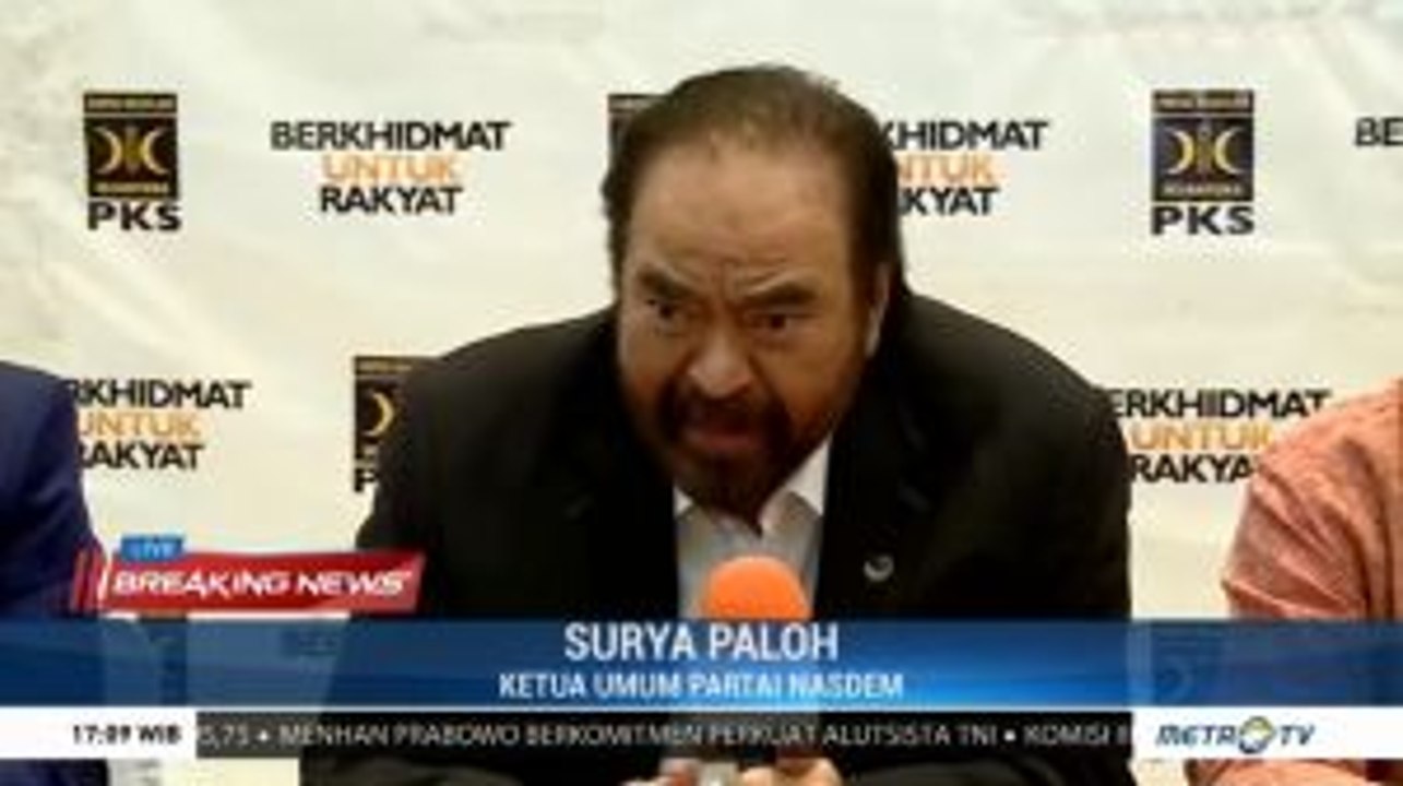 Surya Paloh: Pertemuan dengan PKS Tidak Bahas Pilpres 2024