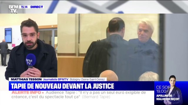 Bernard Tapie sur les 403 millions d'euros réclamés par le Crédit Lyonnais: Il n'y a pas 1 euro exigible de créance, c'est du spectacle