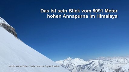 Nepalese besteigt alle Achttausender in Rekordzeit