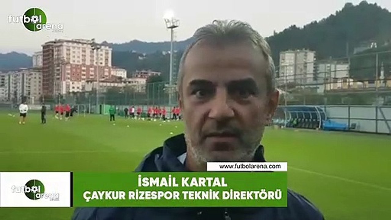 İsmail Kartal: "Galatasaray maçından inşallah yüzümüzün akıyla çıkarız"