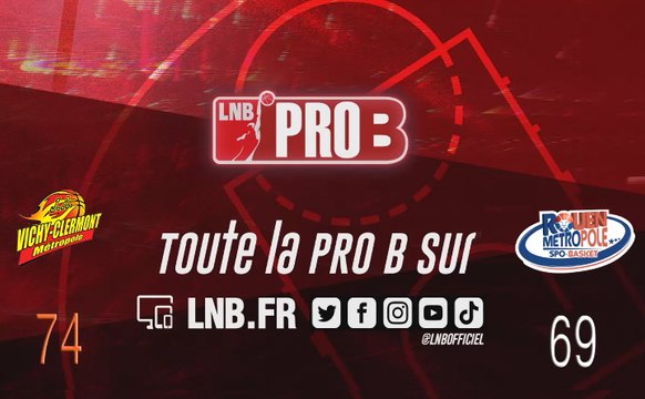 Leaders Cup PRO B : Vichy-Clermont vs Rouen (1/4 retour)