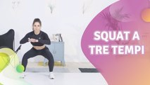Squat a tre tempi -  Vivere più Sani