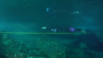 Watch: Diver dedicates new world record to Turkish soldiers