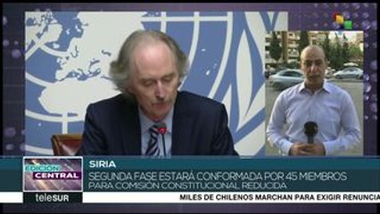 Llegan a Ginebra los miembros del Comité Constitucional sirio