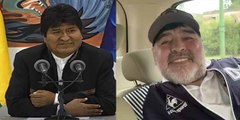 Maradona felicita a Evo Morales tras el fraude en Bolivia: 