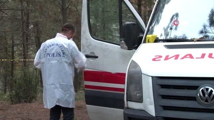 Çalınan ambulans incelemelerin ardından olay yerinden kaldırıldı